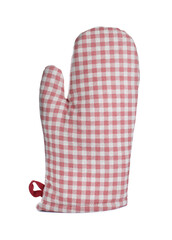 Oven glove for hot dishes isolated on white