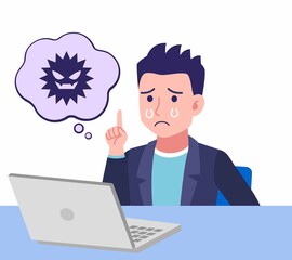 ジャケットを着た若い男性