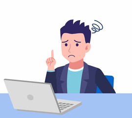 ジャケットを着た若い男性