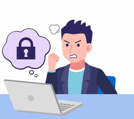 ジャケットを着た若い男性