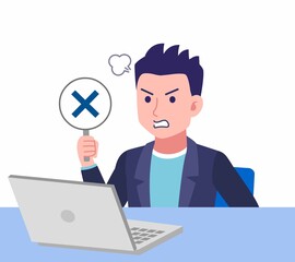 ジャケットを着た若い男性