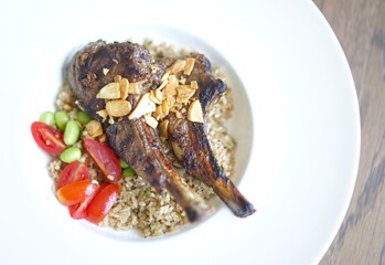 meat on a plate