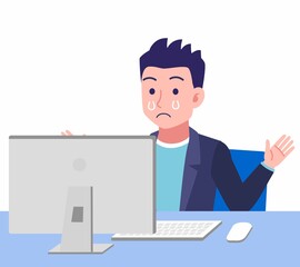 ジャケットを着た若い男性