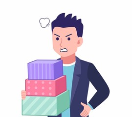 ジャケットを着た若い男性