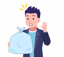 ジャケットを着た若い男性