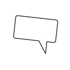 chat icon,line illustration. talk icon