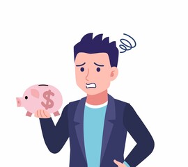 ジャケットを着た若い男性