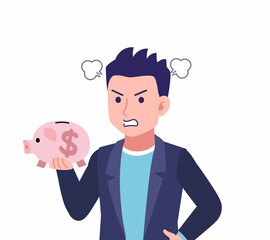 ジャケットを着た若い男性