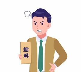 緑のネクタイの男性