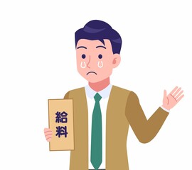 緑のネクタイの男性