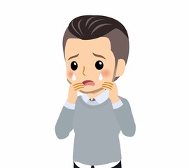 おしゃれな服装をした若者