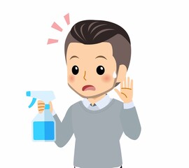 おしゃれな服装をした若者