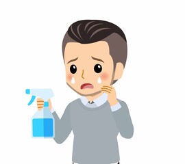 おしゃれな服装をした若者