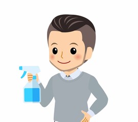 おしゃれな服装をした若者