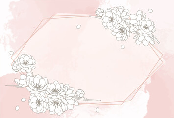  Flowers, floral, frame, simple, watercolor