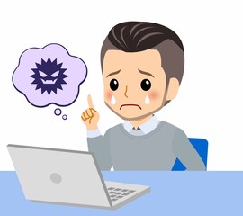 おしゃれな服装をした若者