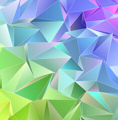 Abstract Low-Poly background. triangulated texture. Design 3d. Polygonal geometrical pattern. Triangular modern style