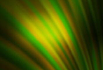 Dark Green vector abstract blurred layout.