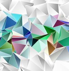 Abstract Low-Poly background. triangulated texture. Design 3d. Polygonal geometrical pattern. Triangular modern style