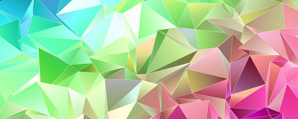Obraz premium Abstract Low-Poly background. triangulated texture. Design 3d. Polygonal geometrical pattern. Triangular modern style
