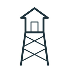 Naklejka premium Watchtower