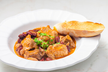 pork stew with red beans