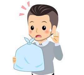 おしゃれな服装をした若者