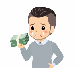 おしゃれな服装をした若者