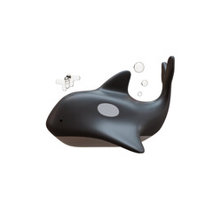 Orca 3D Rendering Illustration
