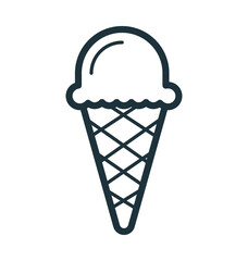 Fototapeta na wymiar Ice cream Cone