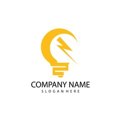 Bulb logo vector