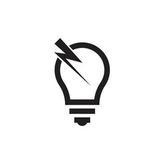 Bulb logo vector