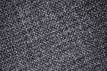 Fototapeta premium Gray checkered fabric background. Dark textile texture.