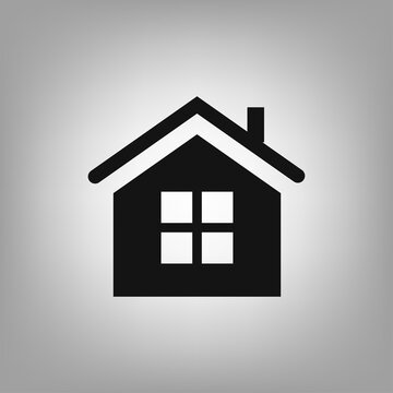 House icon for the interface of applications, games.