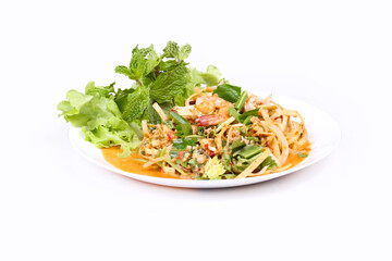 Menu White Background