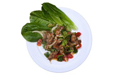 Menu White Background
