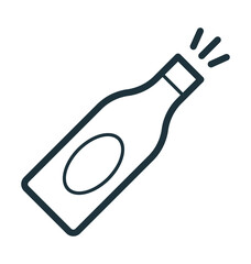 Splashing Champagne