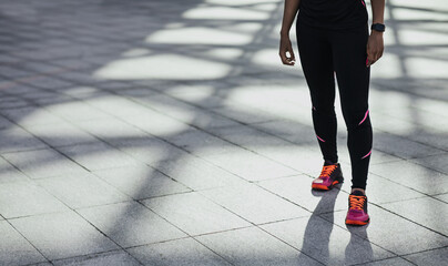 Brand fashionable trend sportswear for comfortable outdoor workout in city