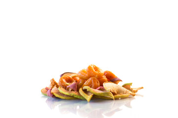 handful of sweet natural organic dried fruits