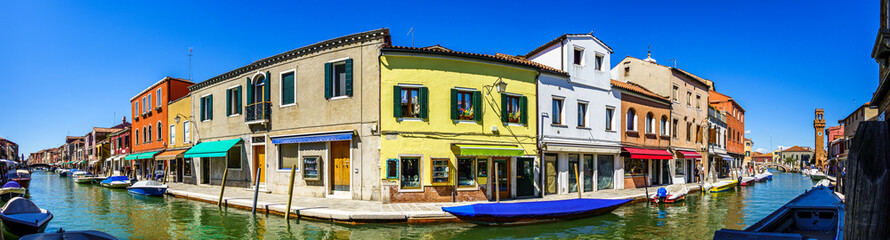 historic buildings in Murano - near Venice - italy