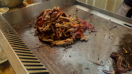 A delicious of Shredded meat duck