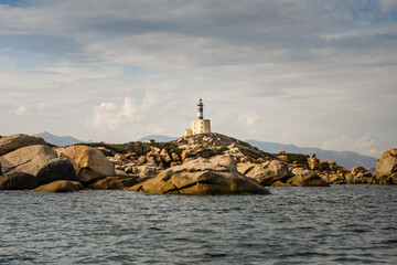 villa simius islands from the sea sardinia © Kamila