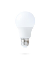white Light bulb isolated on white background