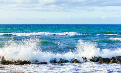 Waves Breaking on the Beach