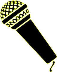 illustration of a microphone