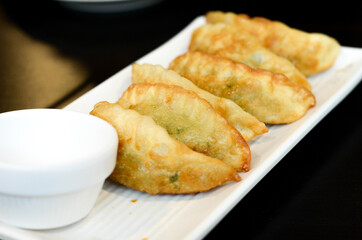 chicken nuggets on plate