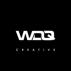 WDQ Letter Initial Logo Design Template Vector Illustration