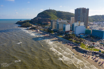 Fototapeta premium Vung Tau city skyline panorama
