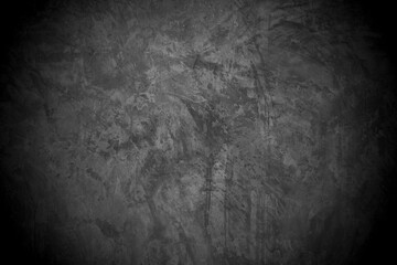 Old wall texture cement dark black gray  background abstract grey color design are light with white gradient background.