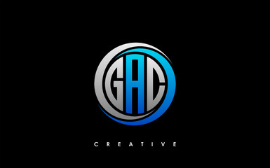 GAC Letter Initial Logo Design Template Vector Illustration